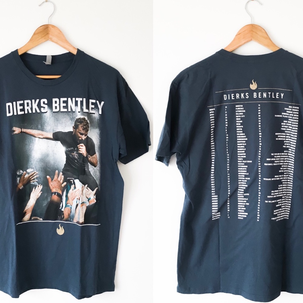 NEW Dierks Bentley 2017 Tour T-Shirt